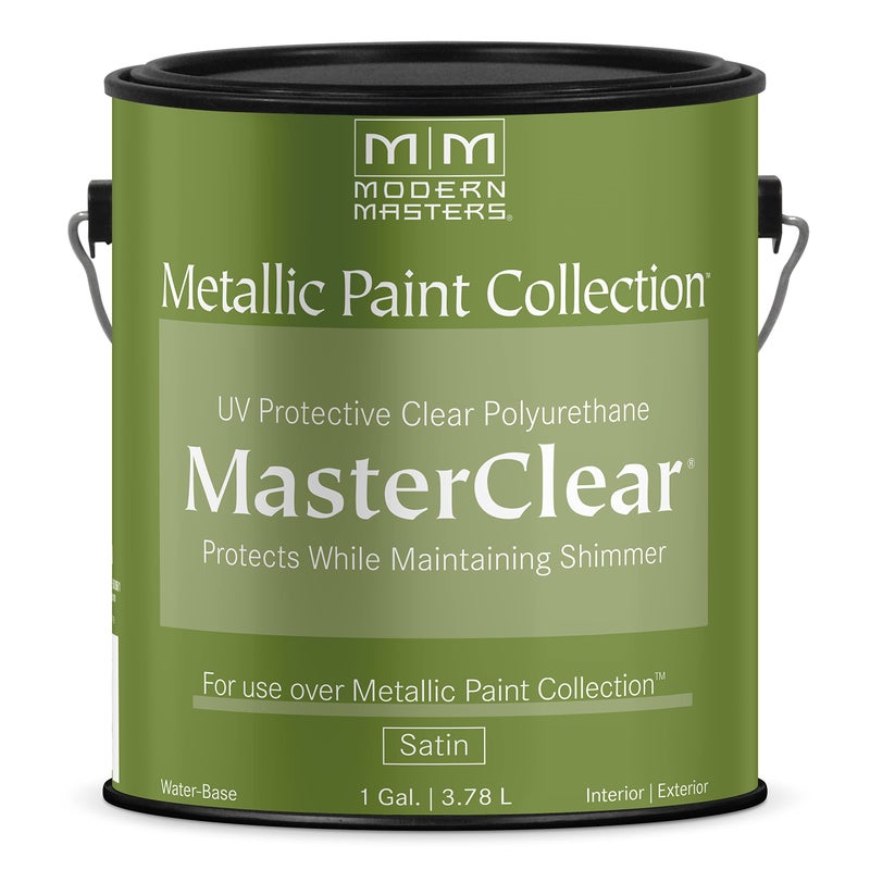 1 gal Modern Masters ME664 Clear MasterClear Protective Clear Topcoat, Satin